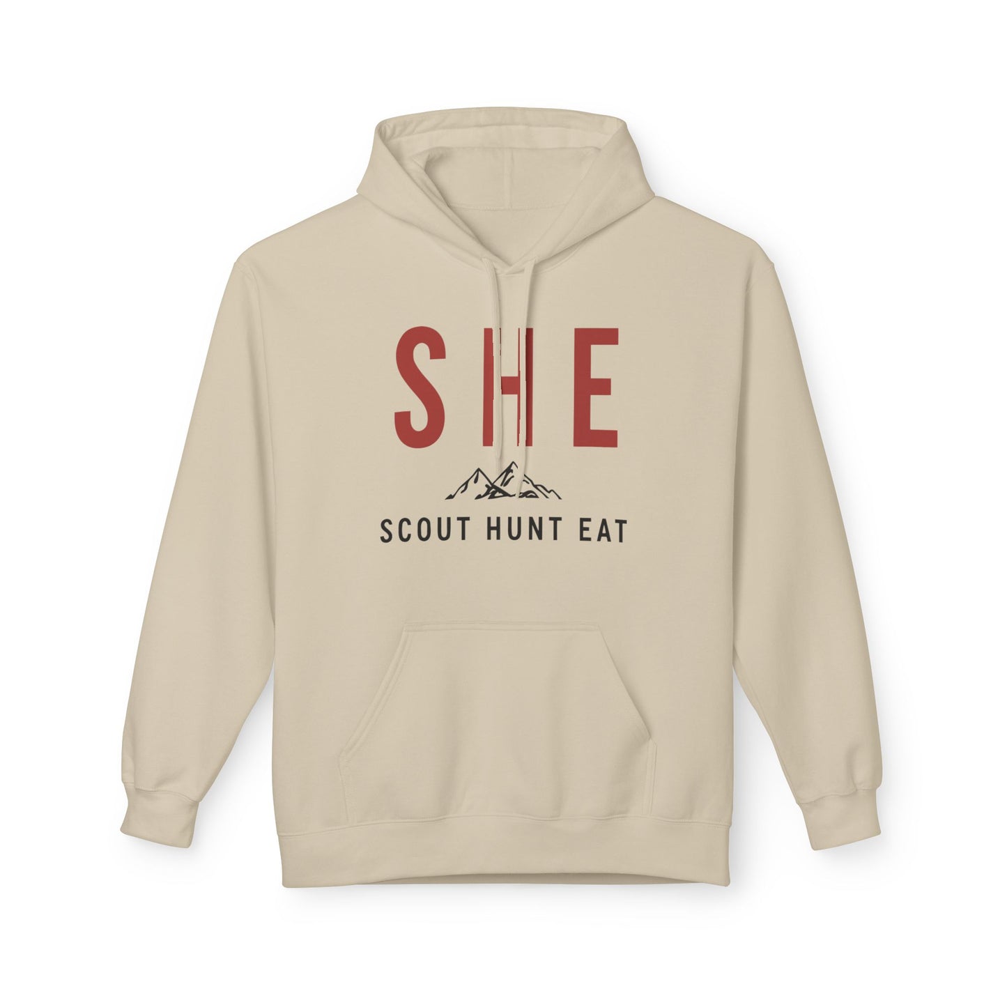 SHE Scout Hunt Eat Hoodie — Women's Outdoor Adventure Pullover