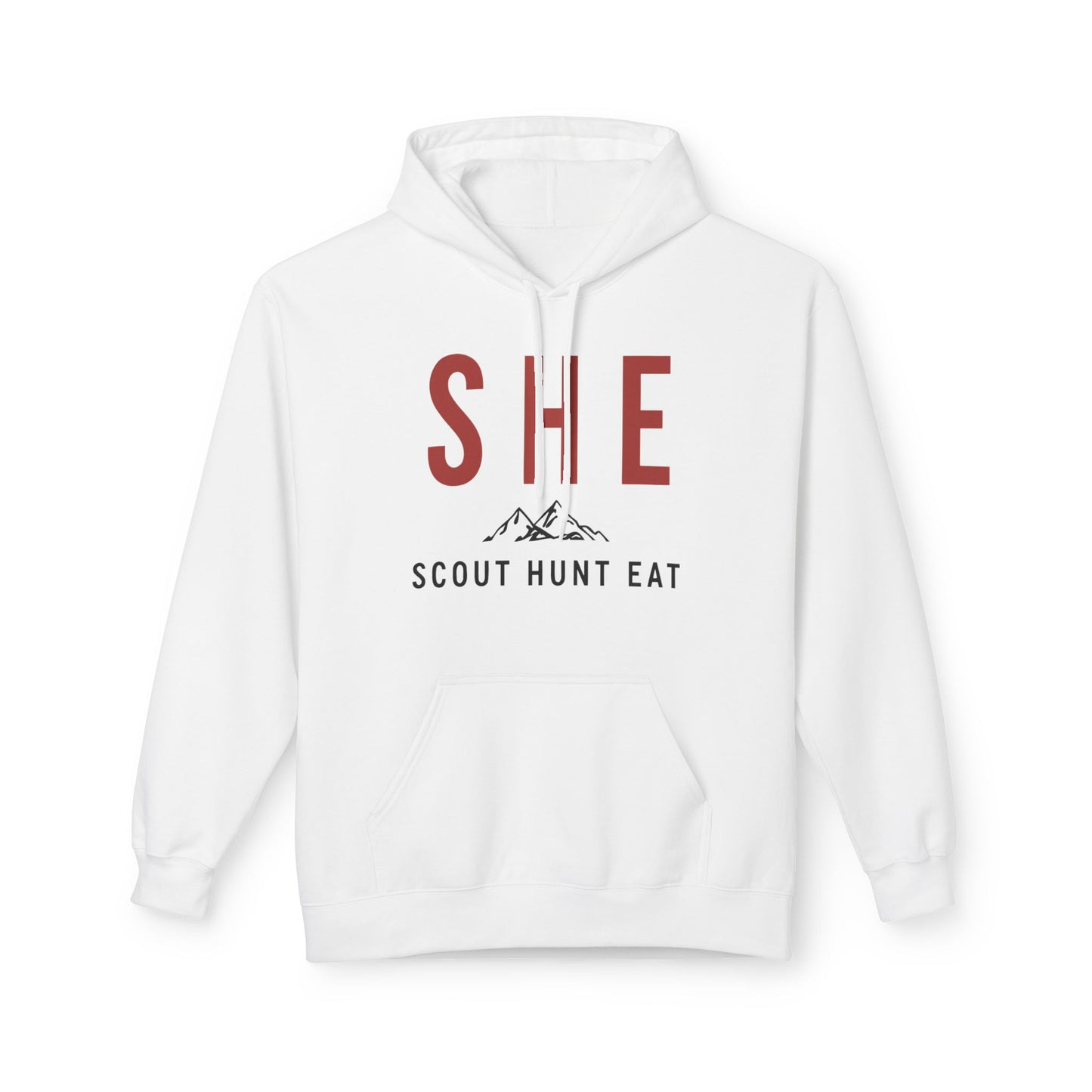 SHE Scout Hunt Eat Hoodie — Women's Outdoor Adventure Pullover