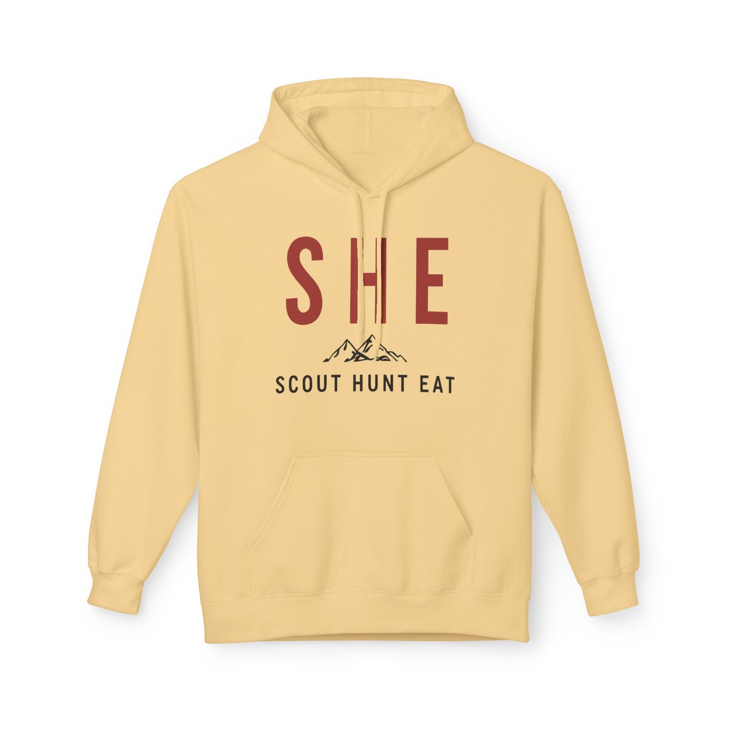 SHE Scout Hunt Eat Hoodie — Women's Outdoor Adventure Pullover