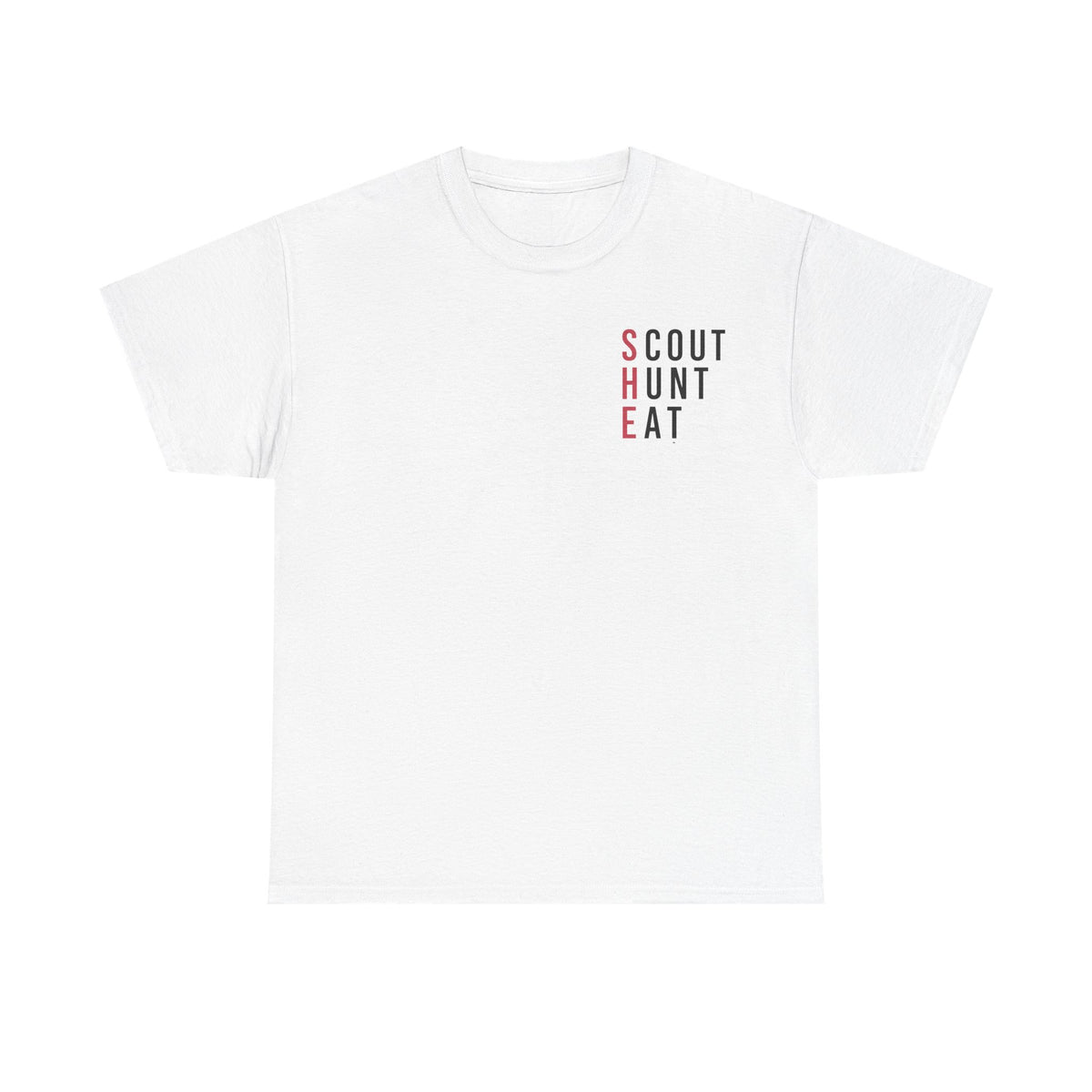 Scout Hunt Eat Mountain Graphic Tee — Outdoor Adventure T-Shirt